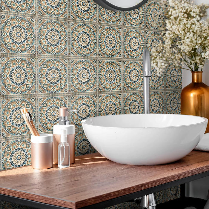 Persia Mini Zanjan Patterned Tile 15cm x 15cm