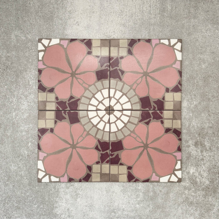Nantes Rose Pink | Moroccan Style | 20cm x 20cm