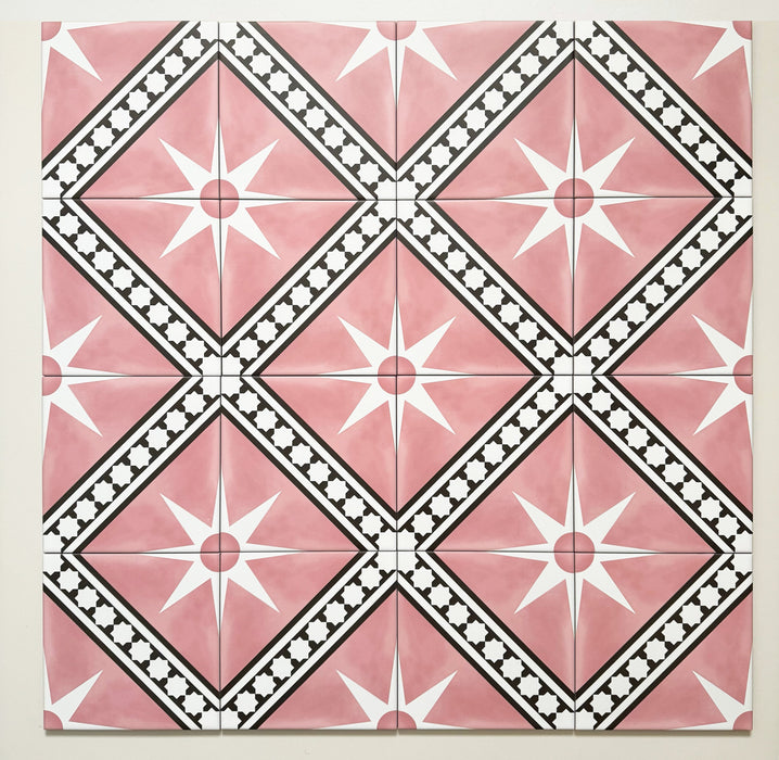 Gilgamesh Pink | Moroccan Style | 20cm x 20cm