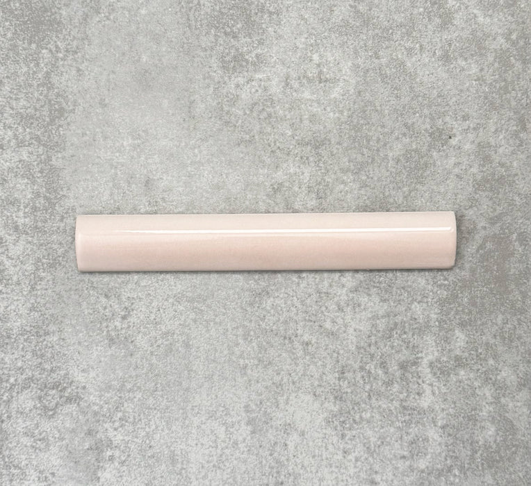 Zellige Pink Mist Bullnose | Moroccan Style | 3cm x 20cm
