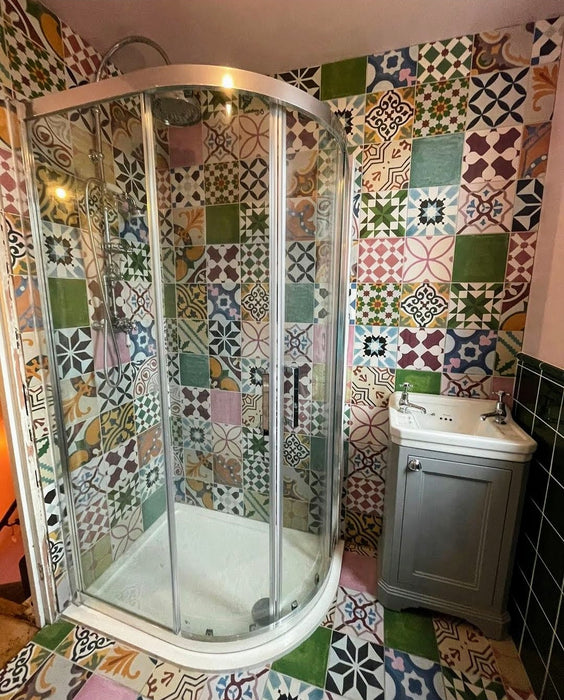 Fayrouz Tiles Patchwork & Moroccan Tiles 20cm x 20cm Wall & Floor Tiles