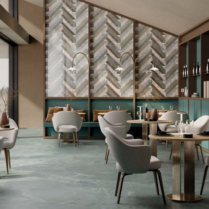 Lucca Ocean Green Natural Matt | Porcelain Wall & Floor Tiles | 60cm x 120cm