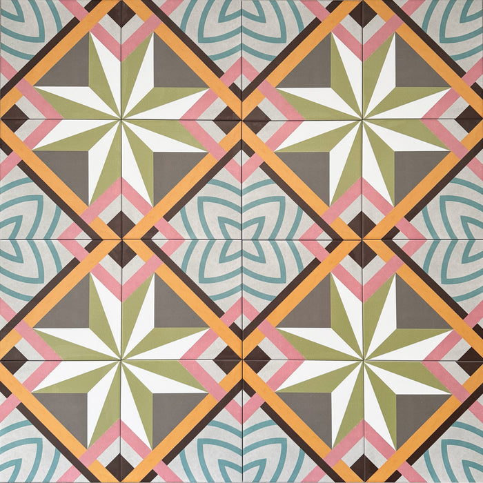 Cuba Star | Moroccan Style | 20cm x 20cm