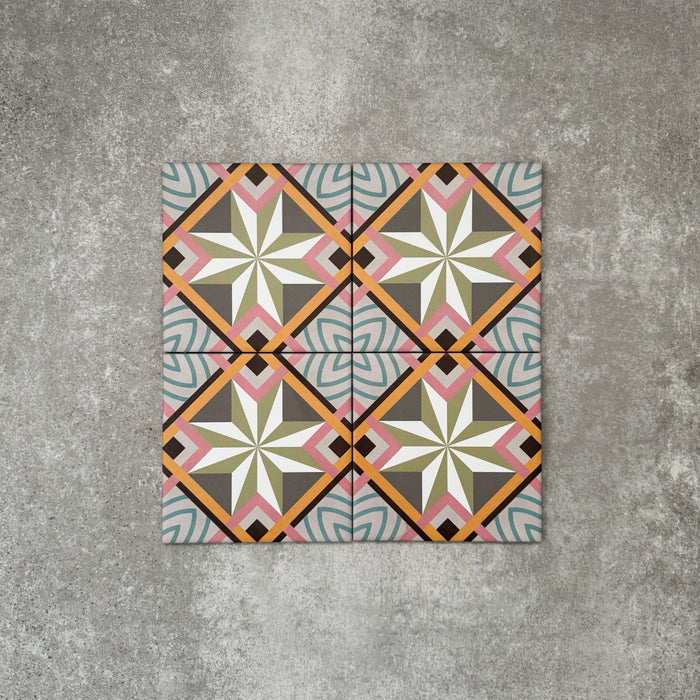 Cuba Star Mini | Moroccan Style | 15cm x 15cm