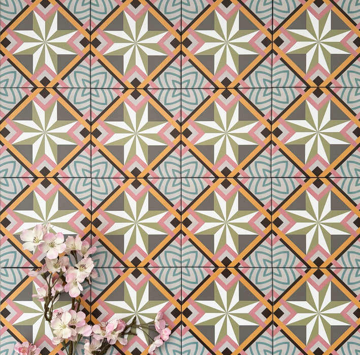 Cuba Star Mini | Moroccan Style | 15cm x 15cm