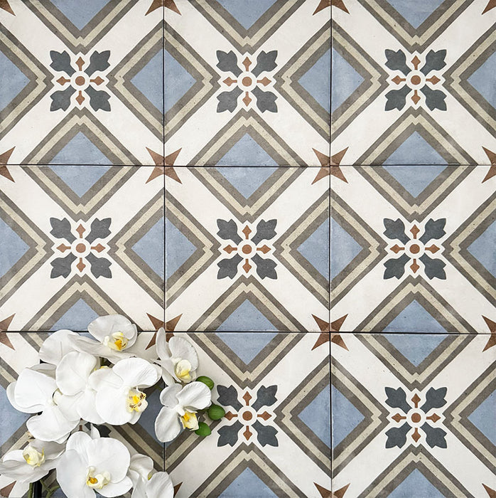 Viscount Turner | Victorian Style | Wall and Floor Tiles | 20cm x 20cm