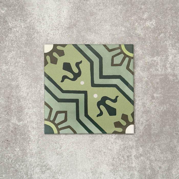 Balthazar Verde | Moroccan Style | 20cm x 20cm