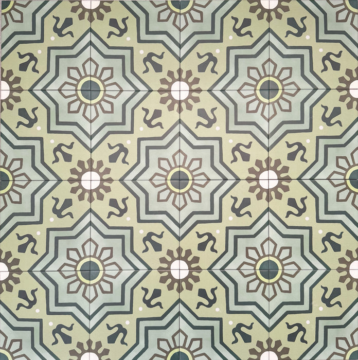 Balthazar Verde | Moroccan Style | 20cm x 20cm