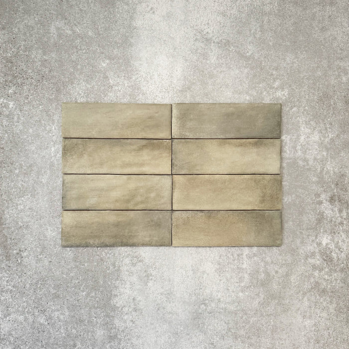 Zellige Weald Green Brick | Moroccan Style | 6.5cm x 20cm