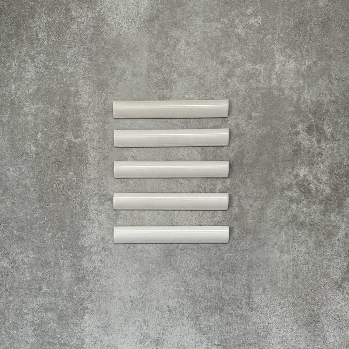 Zellige White Bullnose | Moroccan Style | 3cm x 20cm