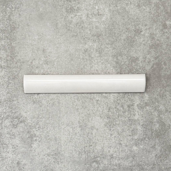 Zellige White Bullnose | Moroccan Style | 3cm x 20cm
