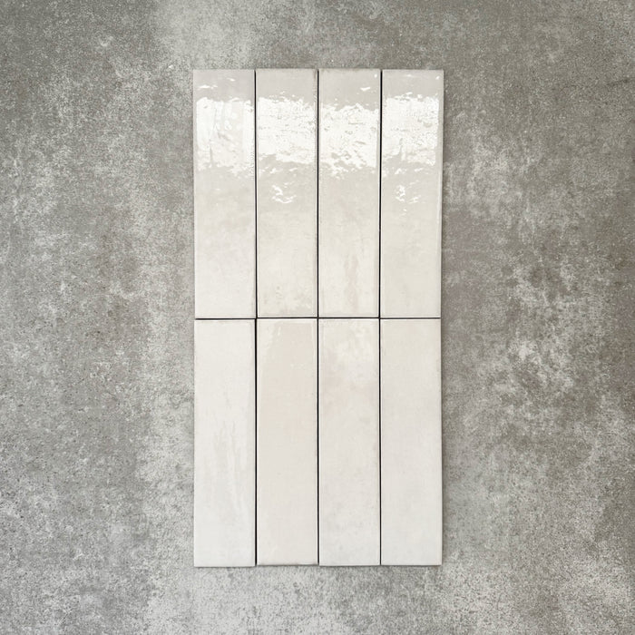 Nomad White Brick | Industrial Style Wall Tiles | 6cm x 24.6cm