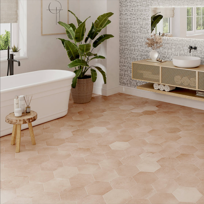 Oviedo Hexagon Terracotta | 22cm x 25cm | Wall and Floor Tiles