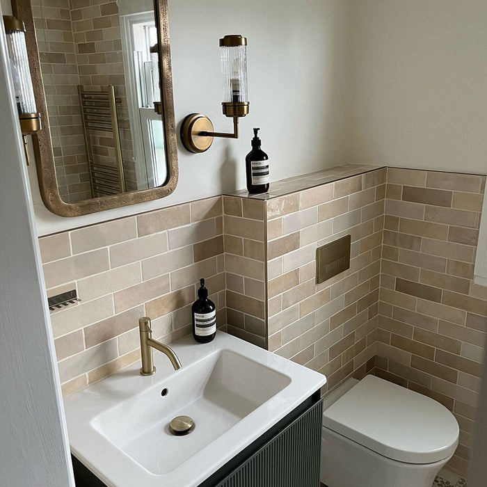 Zellige Bone Brick | Moroccan Style | 6.5cm x 20cm