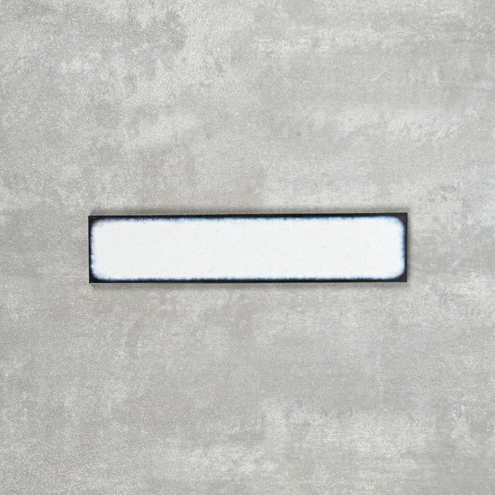 FULL TILE SAMPLE Alchemy Magma White Glazed 6.5cm x 30cm