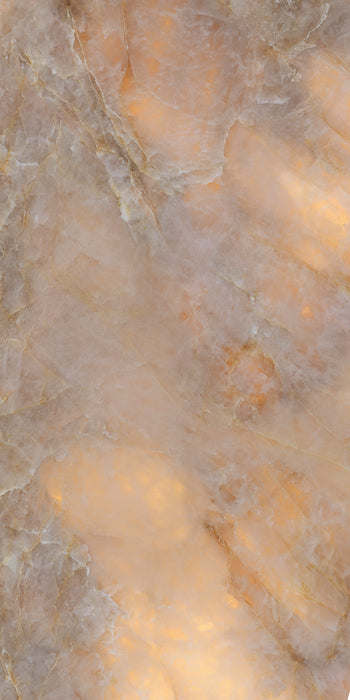Lumen Precious Stone | Amber Polished Porcelain Tiles  | 60cm x 120cm