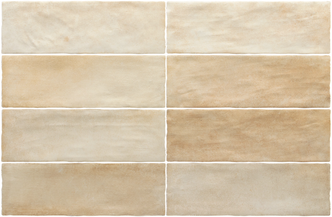 Zellige Arena Marfil Matt Brick | Moroccan Style | 6.5cm x 20cm FULL TILE SAMPLE