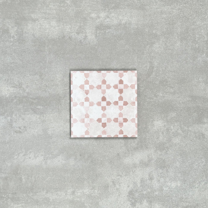 FULL TILE SAMPLE Berber Mequinez Rose MINI 15cm x 15cm