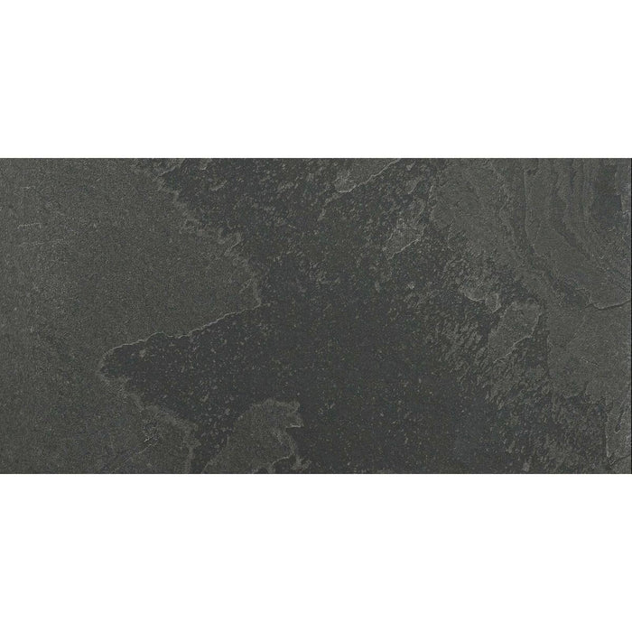 Janeiro Tile Black Brazilian Slate Effect Wall & Floor Tiles 30cm x 60cm