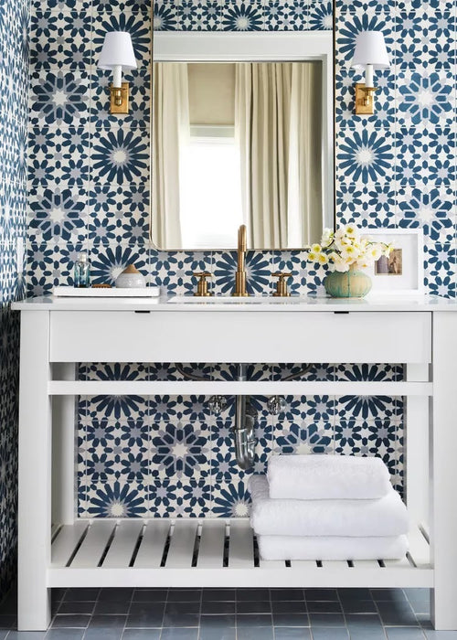 Souk Blue B | Moroccan Style | 20cm x 20cm