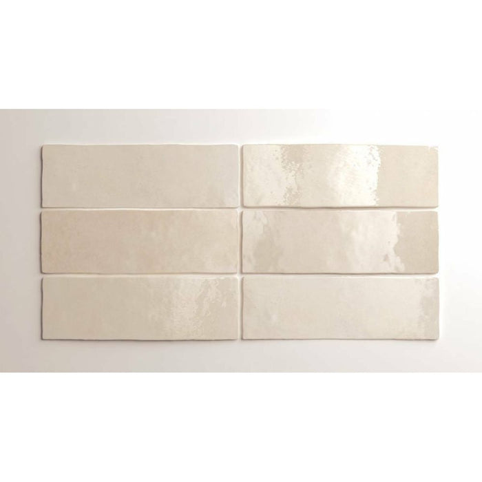 FULL TILE SAMPLE Zellige Bone Moroccan Handmade Style 6.5cm x 20cm