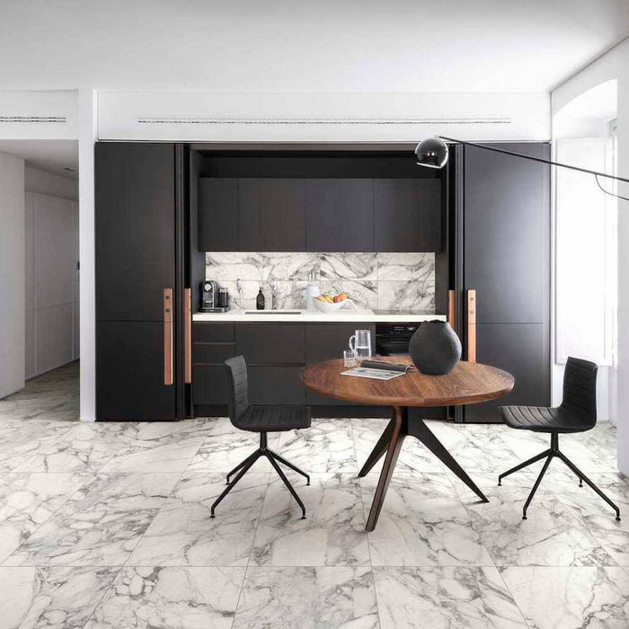 Hudson Calacatta Matt Marble Porcelain 60cm x 60cm