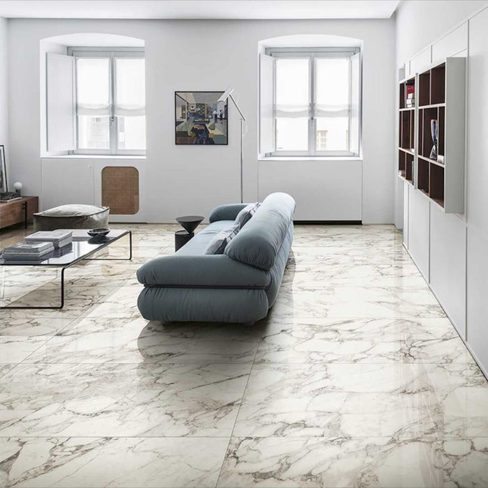 Hudson Calacatta Matt Marble Porcelain 60cm x 60cm