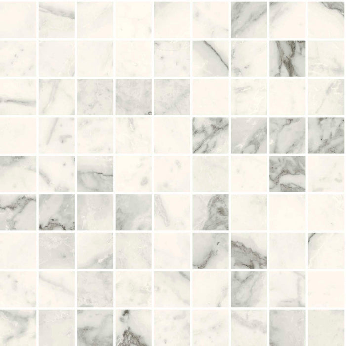 Hudson Calacatta MOSAIC Matt Marble Porcelain 30cm x 30cm