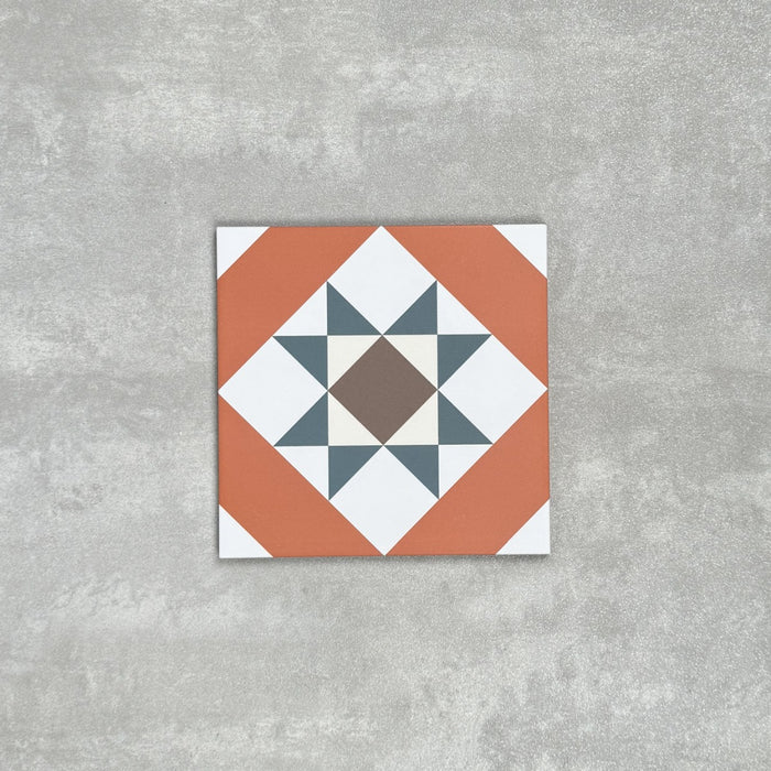 FULL TILE SAMPLE Cambridge Terracotta 20cm x 20cm