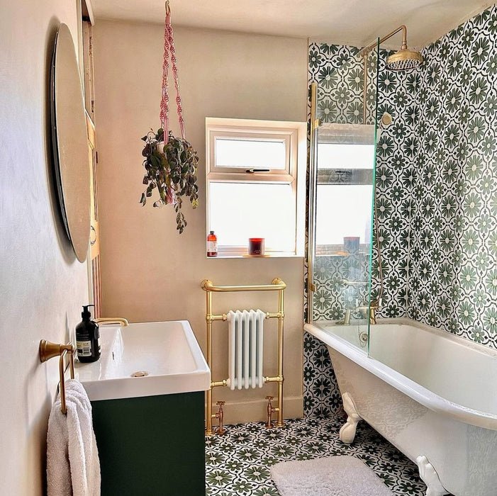 Clara Verde | Victorian Moroccan Style | 20cm x 20cm