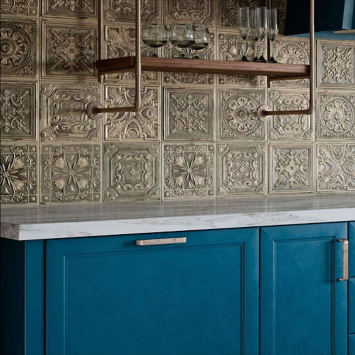 Regency Tin Copper Embossed Wall Panel Tiles