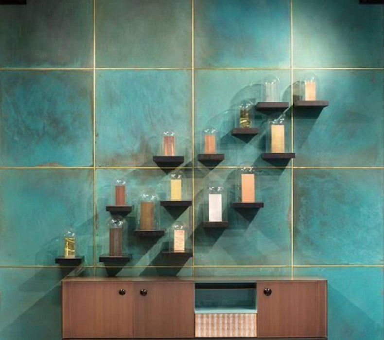 Verde Copper Oxide Metallic Wall & Floor Tile 60cm x 60cm