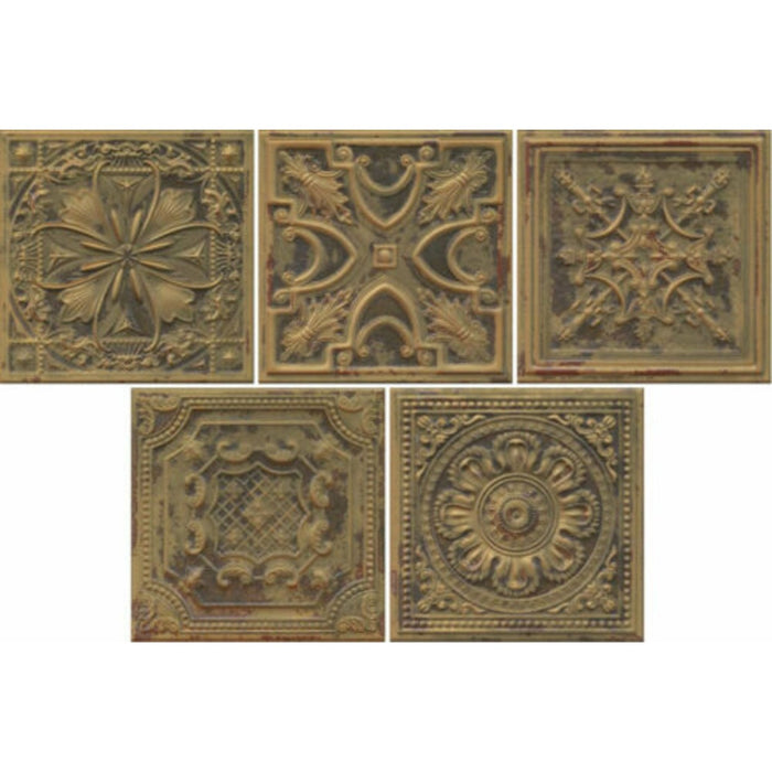 Regency Tin Copper Embossed Wall Panel Tiles