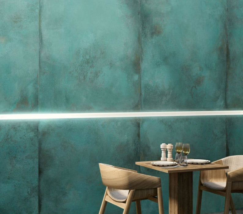 Verde Copper Oxide Metallic Wall & Floor Tile 60cm x 60cm