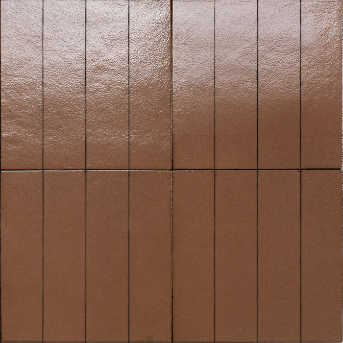 FULL TILE SAMPLE Baroque Cotto Porcelain Wall Tiles & Floor Tiles 9.1cm x 37.5cm
