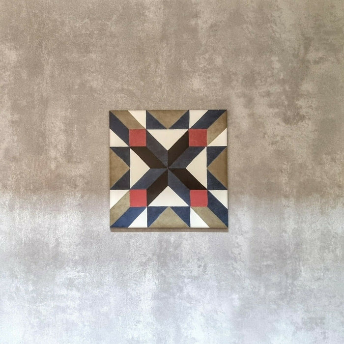 FULL TILE SAMPLE Kasbah Cross 20cm x 20cm