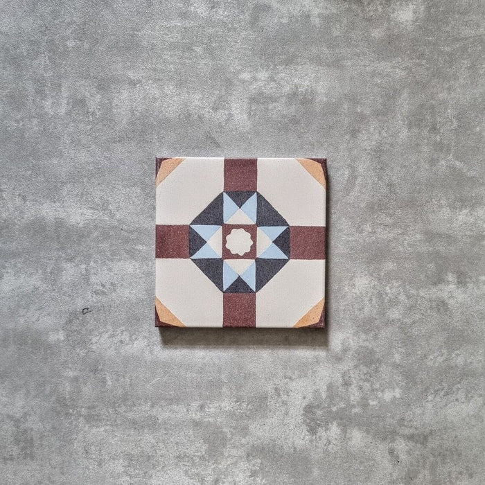 Berlin Street Victorian style Wall & Floor Tile 20cm x 20cm