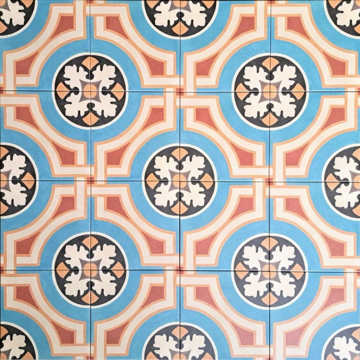 Dover Street | Multicoloured Tile  | 20cm x 20cm | Wall & Floor Tiles