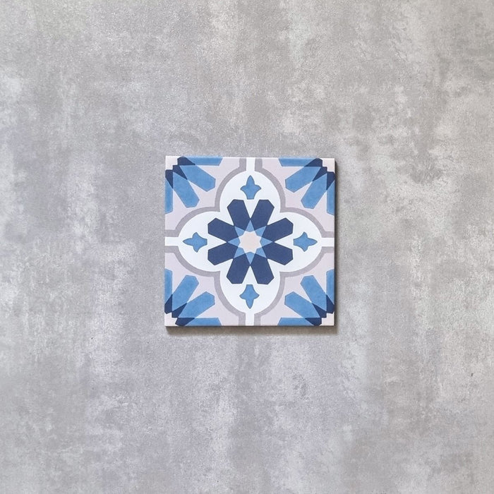 Clara Sapphire Blue | Blue | Victorian Tiles | Wall & Floor | 20cm x 20cm