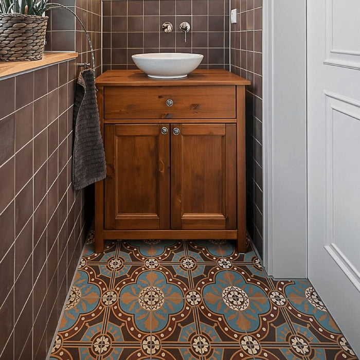 Hanover Square Victorian Wall and Floor Tile 20cm x 20cm