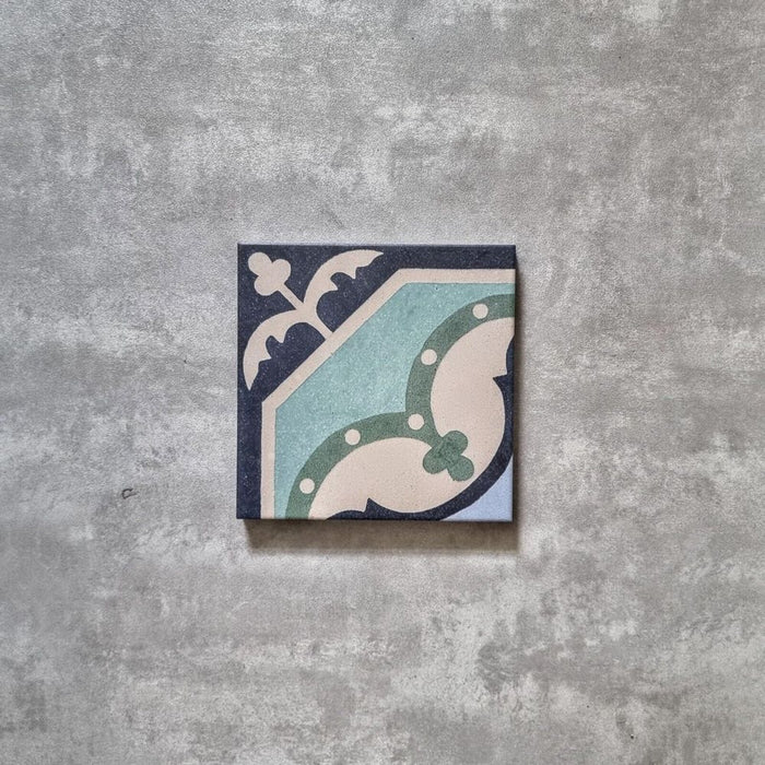 Goodwin Court Tile | Wall and Floor Tiles | Blue and Green Tiles | 20cm x 20cm