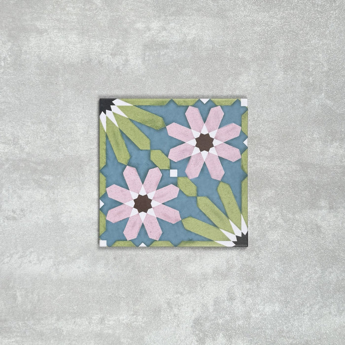 FULL TILE SAMPLE Fez Summer 20cm x 20cm