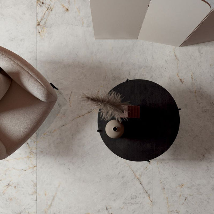 CUT TILE SAMPLE Taj Mahal Matt Marble style | Porcelain Wall & Floor Tiles | 60cm x 120cm