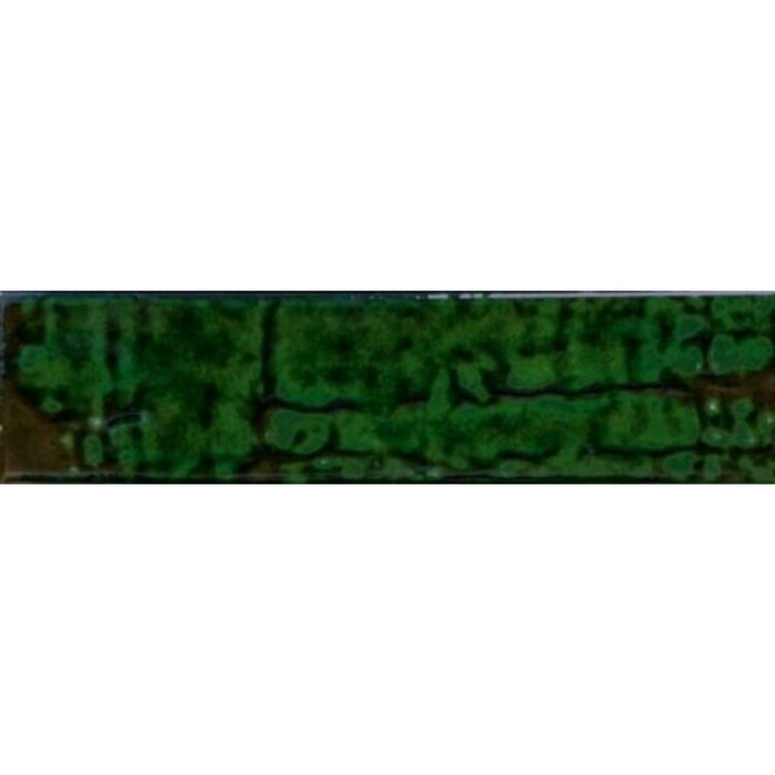 FULL TILE SAMPLE Isfahan Emerald Green Moroccan Wall Tiles 7.4 x 29.7cm