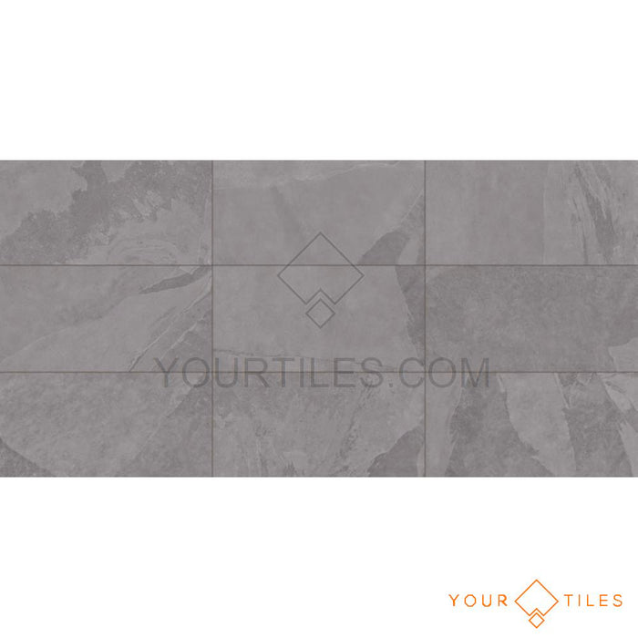 Janeiro  Tile Grey TileBrazilian Slate Effect Wall & Floor Tiles 30cm x 60cm