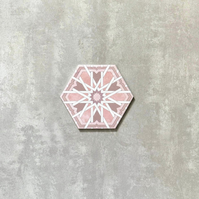 Hormuz Moroccan Rose Pattern Hexagon