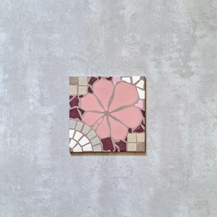 Nantes Tiles Rose Pink Moroccan Tiles 20cm x 20cm