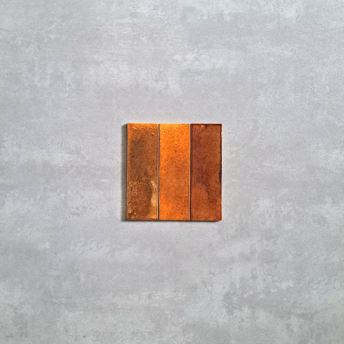 Saigon Brick Amber Moroccan Wall Tiles 5.1cm x 16.1cm