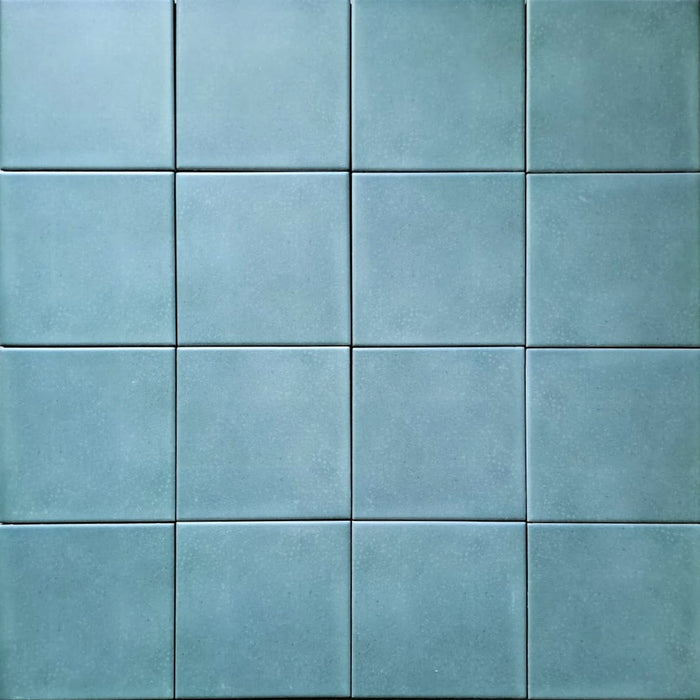 Rubins Green Base MINIÂ Moroccan Porcelain Wall & Floor Tile 15cm x 15cm