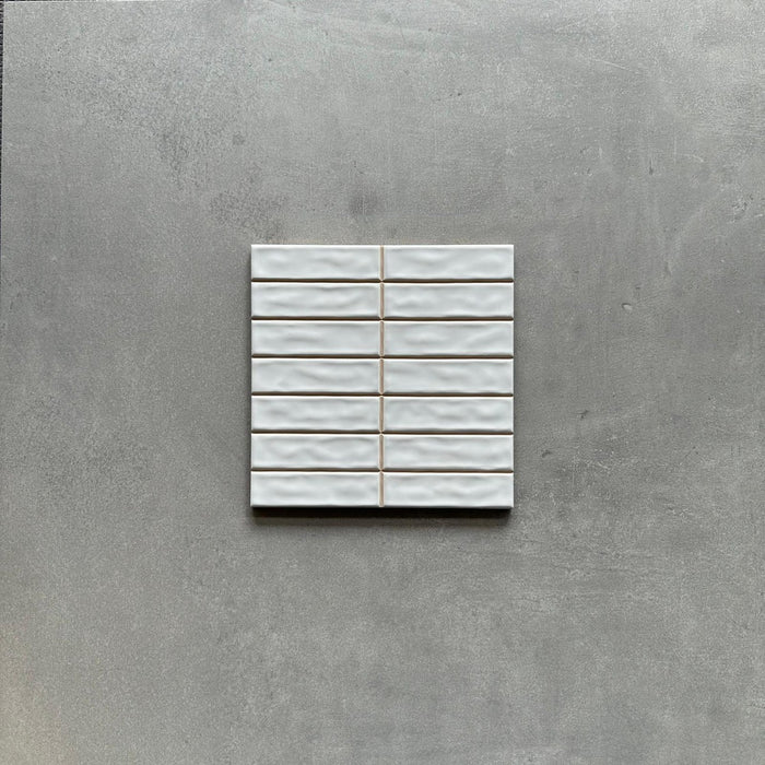 FULL TILE SAMPLE Confectionary DECOR White 20cm x 20cm